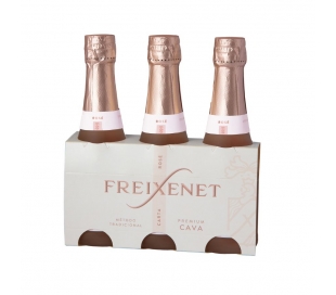 CAVA ROSE FREIXENET PACK 3X200 ML.