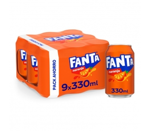 refresco-naranja-fanta-pack-9x330-ml