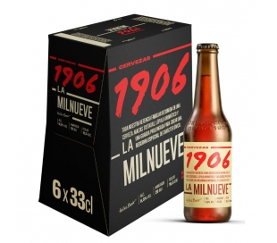 CERVEZA 1906 RESERVA ESP. ESTRELLA GALICIA BOTELLA 6X33 CL.