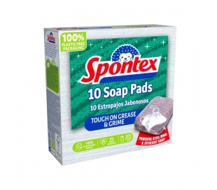 ESTROPAJO JABONOSO SPONTEX 10 UN.