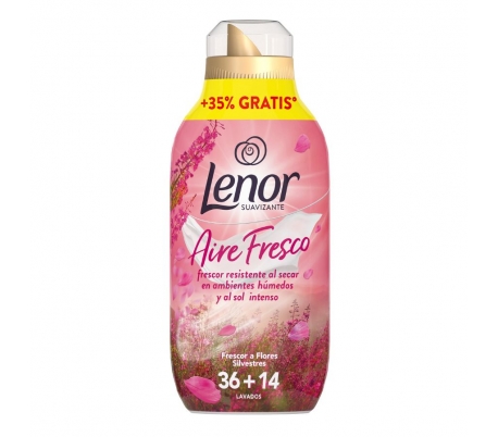 SUAVIZANTE FLORES SILVESTRES LENOR 36+14 LAVADOS