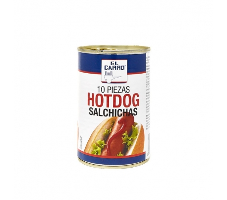 SALCHICHAS HOT DOG EL CARRO 200 GR.LATA