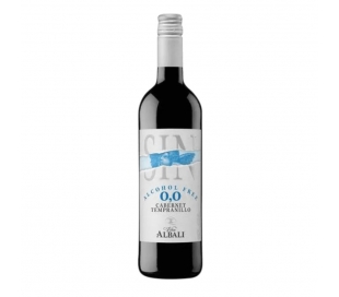VINO TINTO TEMPRANILLO 0,0%ALCOHOL VIÑA ALBALI 75 CL.