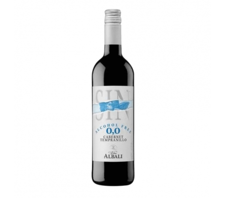 VINO TINTO TEMPRANILLO 0,0%ALCOHOL VIÑA ALBALI 75 CL.