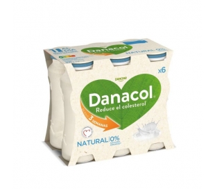DANACOL LIQUIDO NATURAL DANONE PACK 6X100 GRS.