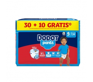 PAÑAL 11-17 KG.T.5 DODOT PANTS 30+10 GRATIS