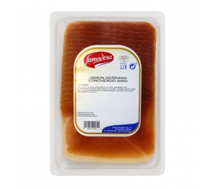 JAMON SERRANO LONCHAS FAMADESA 500 GR.