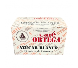 AZUCAR BLANCO SOBRES CAFE ORTEGA 75 UNX7 GR.
