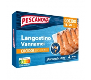 LANGOSTINO COCIDO 15-20 PIEZAS RODOLFOS 500 GR.