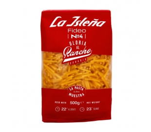FIDEOS N.4 LA ISLEÑA 500 GR.