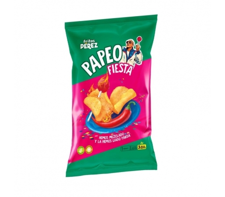 PAPAS FRITAS PAPEO FIESTA FRITOS PEREZ 100 GR.