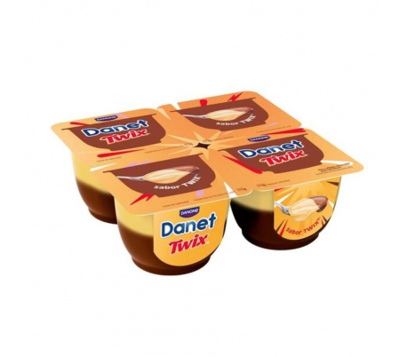 NATILLAS TWIX DANET PACK 4X115 GR.