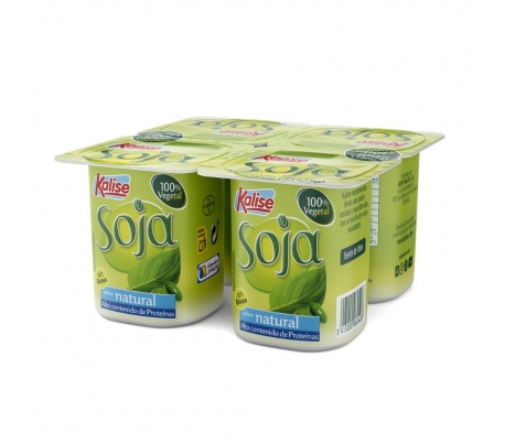 YOGUR SOJA NATURAL KALISE PACK 4X125 GR.