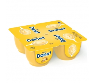 NATILLAS VAINILLA DANET PACK 4X120 GR.