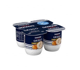 YOGUR GRIEGO MANZANA CANELA DANONE PACK 4X115 GR.