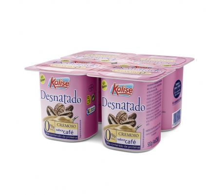 YOGUR DESNATADO CAFE KALISE PACK 4X125 GR.