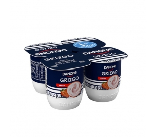 YOGUR GRIEGO NATURAL AZUCARADO DANONE PACK 4X115 GR.