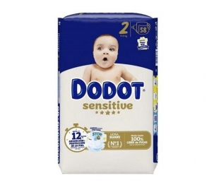 PAÑAL 4-8 KG 58 UN. DODOT SENSITIVE 58 UN.