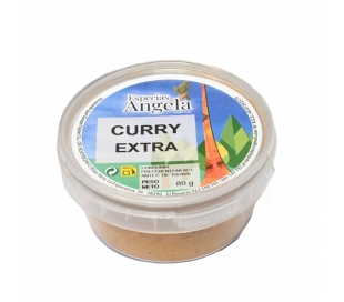 CONDIMENTO CURRY EXTRA ANGELA & J.J. 80 GR.