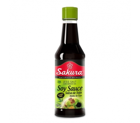 SALSA SOJA BAJO SAL SAKURA 150 ML.