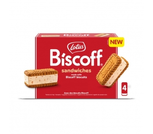 HELADO SANDWICH LOTUS BISCOFF PACK 4X80 ML.