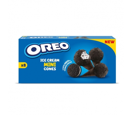 HELADO MINI CONO OREO PACK 8X25 ML.