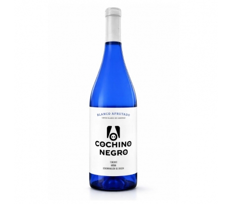 VINO BLANCO AFRUTADO COCHINO NEGRO 75 ML.