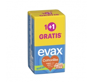 COMPRESA SUPER ALAS EVAX 14+14 UN.GRATIS