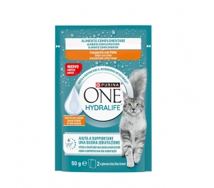 COMIDA GATO HIDRALIFE POLLO PURINA ONE 50 GR.