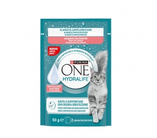 COMIDA GATO HIDRALIFE SALMON PURINA ONE 50 GR.