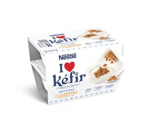 KEFIR NATURAL CON GRANOLA NESTLE PACK 2X125GR.