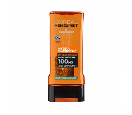 GEL DUCHA HYDRA ENERGETIC TAURINA LOREAL 400 ML.