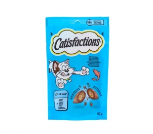 COMIDA GATO CON SALMÓN CATISFACTIONS 60 GR.