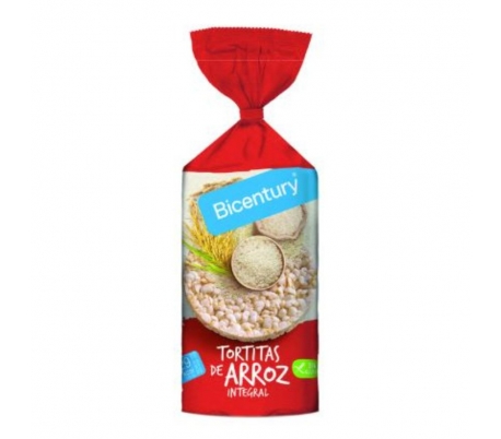 TORTITAS ARROZ INTEGRAL BICENTURY 130 GR.