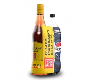RON CARTA ORO AREHUCAS 1L+PEPSI ZERO 1,5L.GRATIS