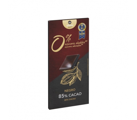 CHOCOLATE NEGRO 85% CACAO ALTEZA 100 GR.