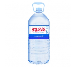 AGUA MINERAL NATURAL AQUAVIA 8 L.PET