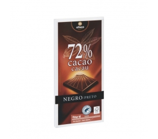 CHOCOLATE NEGRO 72% ALTEZA 100 GR.