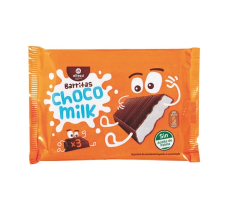 BARRITAS CHOCO MILK ALTEZA PACK 3X35 GR.