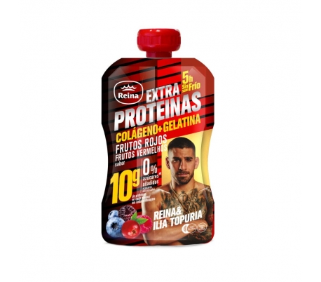 GELATINA FRUTOS ROJOS PROTEINA REINA 100 GR.POUCH