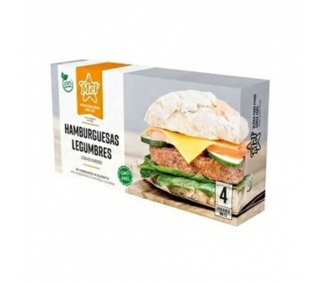 HAMBURGUESA LEGUMBRES MEL 320 GR.