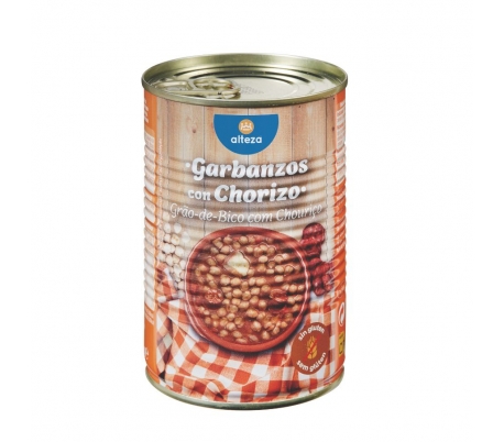 GARBANZOS CON CHORIZO ALTEZA 420 GR.