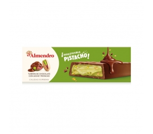 TURRON CHOCO Y PISTACHO EL ALMENDRO 150 GR.