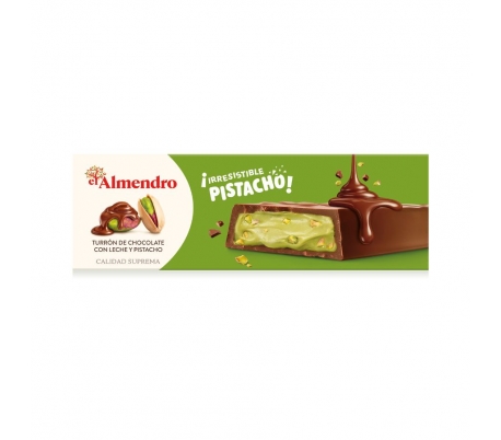 TURRON CHOCO Y PISTACHO EL ALMENDRO 150 GR.
