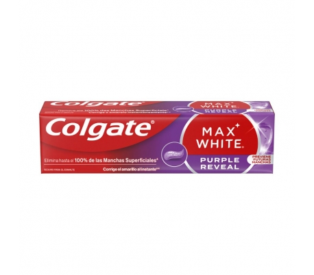 PASTA DENTAL MAX WHITE PURPLE REVEAL COLGATE 75 ML.