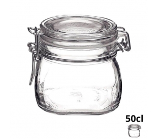 FIDO TARRO HERMETICO, 500 ML. BORMIOLI 1 UD.