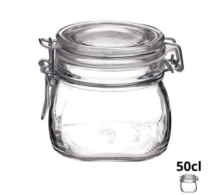 FIDO TARRO HERMETICO, 500 ML. BORMIOLI 1 UD.