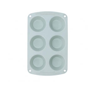 MOLDE 6 MUFFINS SILICONA PYREX 1 UD.