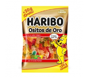 GOMAS OSITOS ORO HARIBO 100+20 GR.GRATIS
