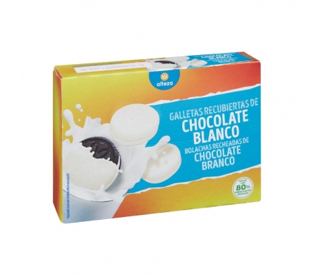 GALLETAS CUBIERTAS CHOCOLATE BLANCO ALTEZA 252 GR.